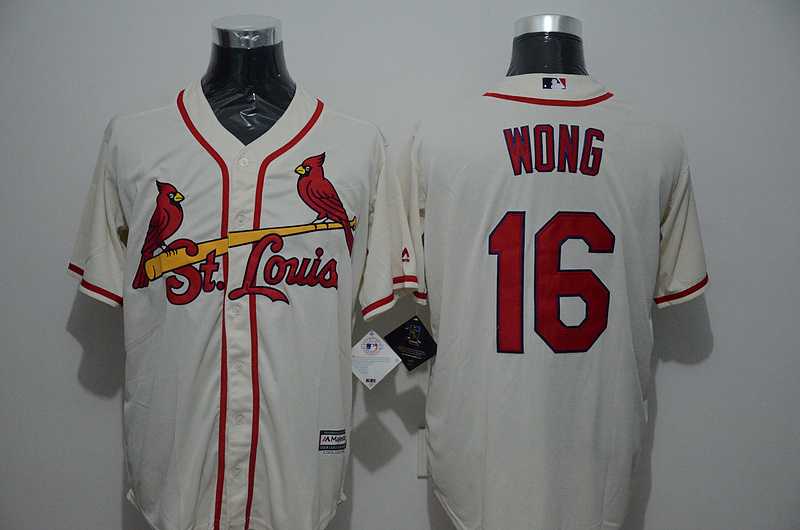 St. Louis Cardinals #16 Kolten Wong Cream New Cool Base Stitched MLB Jersey,We sell and wholesale St. Louis Cardinals #16 Kolten Wong Cream New Cool Base Stitched MLB Jersey on line form chian!
